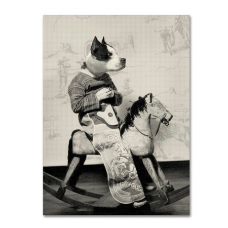 Trademark Fine Art J Hovenstine Studios 'Dog Series #4' Canvas Art, 14x19 ALI1335-C1419GG